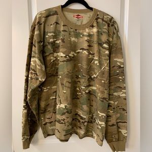 #802 - TRU-SPEC Long Sleeve Camo Pattern Tactical Hunting Tee Shirt, SIZE XXL